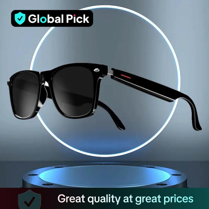 Smart Glasses, Wireless Headphone Smart Glasses for Listening to Music & Calling, Bluetooth-Compatible Creative Sports Smart Glasses