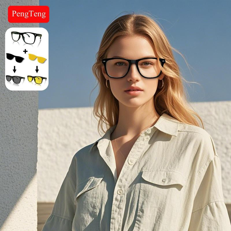 Smart Glasses, Wireless Headphone Smart Glasses for Listening to Music & Calling, Bluetooth-Compatible Creative Sports Smart Glasses