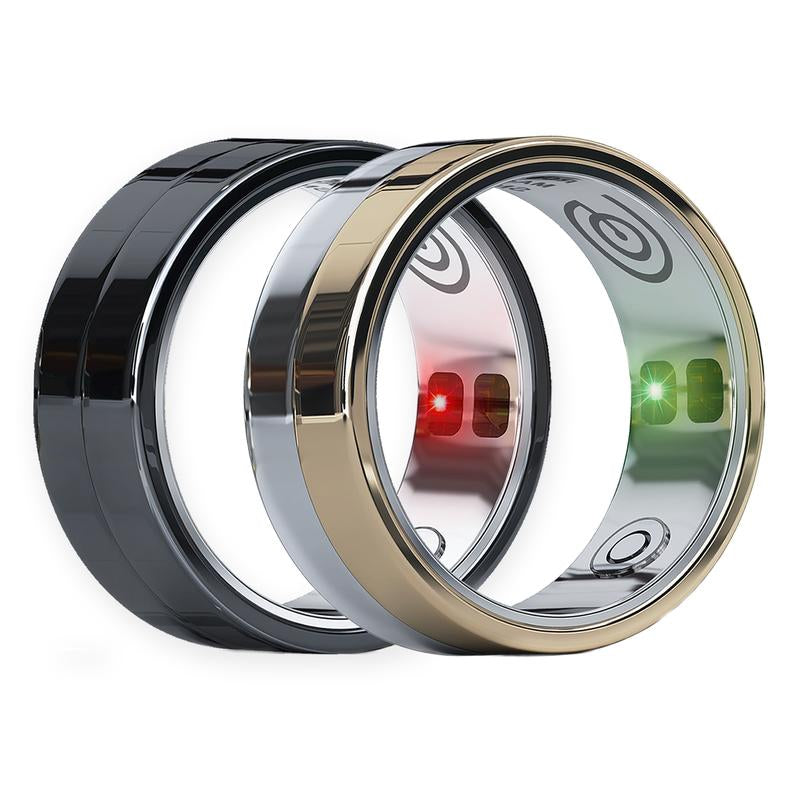 Smart Ring with Bluetooth Tracker, Multifunctional Smart Ring, Waterproof Smart Ring with Blood Oxygen & Heart Rate Monitoring, Fashionable Lightweight Sports Ring for Men & Women