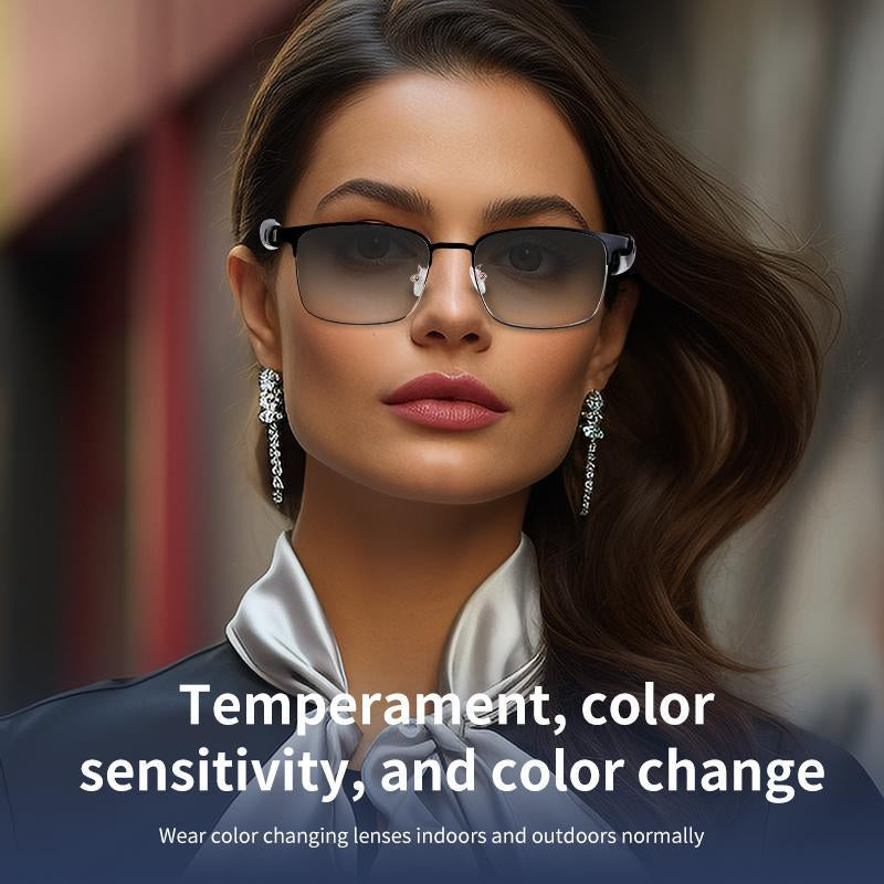 KOIPSSE Smart Glasses, Fashionable Wireless Smart Glasses, Audio Call Voice Assistant Glasses, Universal Protective Eyewear, Wearable Smart Glasses