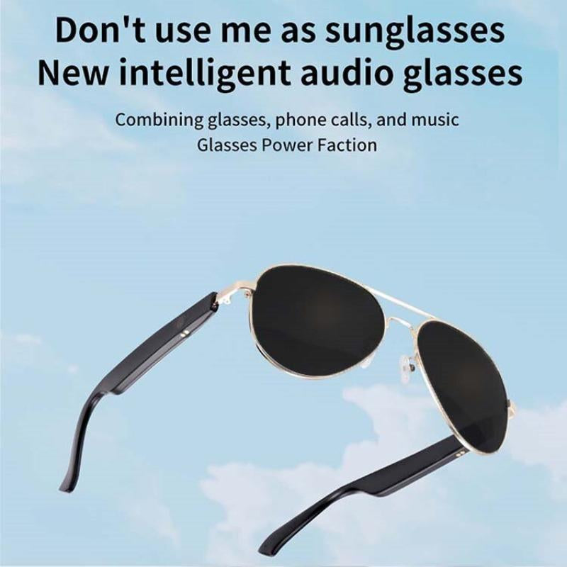 Smart Glasses, Music Earphone Smart Glasses, Music & Call Glasses, Sunglasses with UV380 Protective, Smart & Wearable Devices