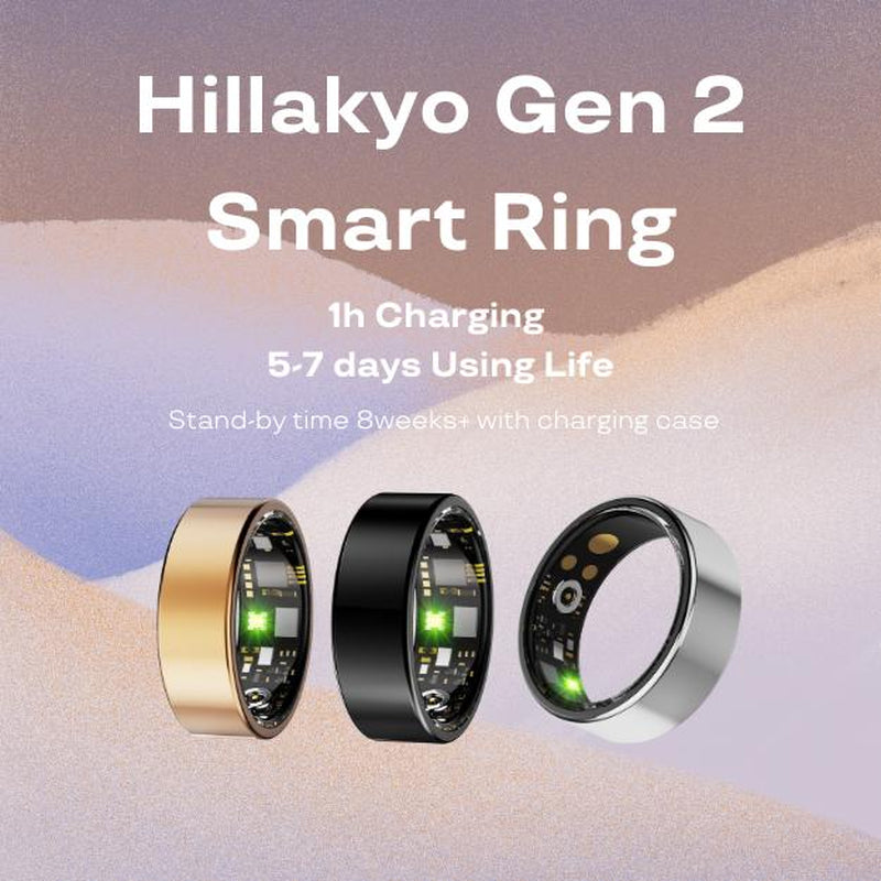 2025 Smart Health Ring for Women & Men, Fitness Tracker with Blood Oxygen/Heart Rate/Blood Pressure，Advanced Sleep Analysis, Step/Calorie Tracking & 8 Activity Modes, IP68 Waterproof,No Monthly Fees, Perfect Fitness Gift for Active Lifestyles(Size7-13)
