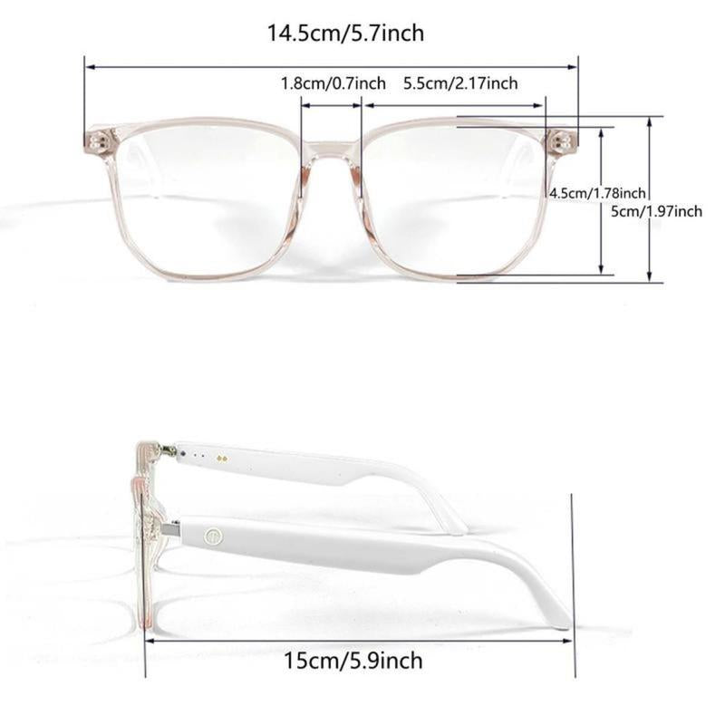 2025 Smart Glasses, Multifunctional Anti-Blue Light Glasses, Touch Control Wireless Glasses for Women, Bluetooth-Compatible Smart Glasses for Men & Women, Father'S Day Gifts