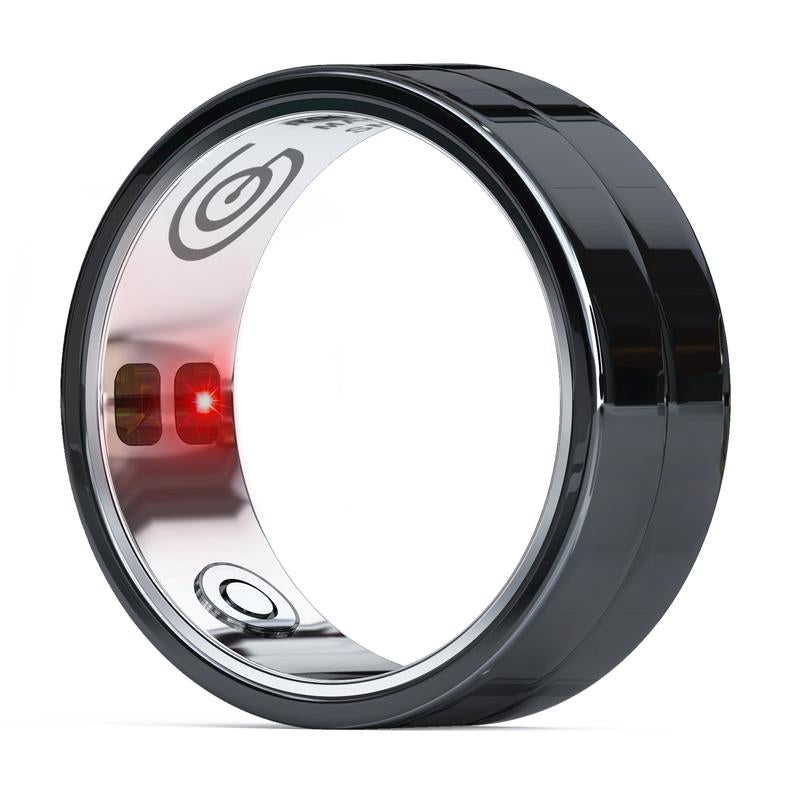 Smart Ring with Bluetooth Tracker, Multifunctional Smart Ring, Waterproof Smart Ring with Blood Oxygen & Heart Rate Monitoring, Fashionable Lightweight Sports Ring for Men & Women