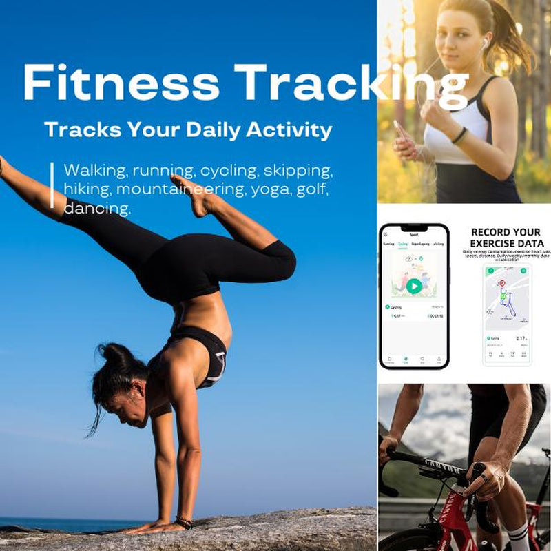 2025 Smart Health Ring for Women & Men, Fitness Tracker with Blood Oxygen/Heart Rate/Blood Pressure，Advanced Sleep Analysis, Step/Calorie Tracking & 8 Activity Modes, IP68 Waterproof,No Monthly Fees, Perfect Fitness Gift for Active Lifestyles(Size7-13)