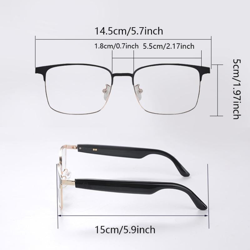 QRD GS-06 Smart Glasses, BT Touch Glasses, Portable Smart Glasses for Boys and Women, Smart Glasses for Playing Games, Fishing, Driving, Cycling, Sports, Wireless, Wearable