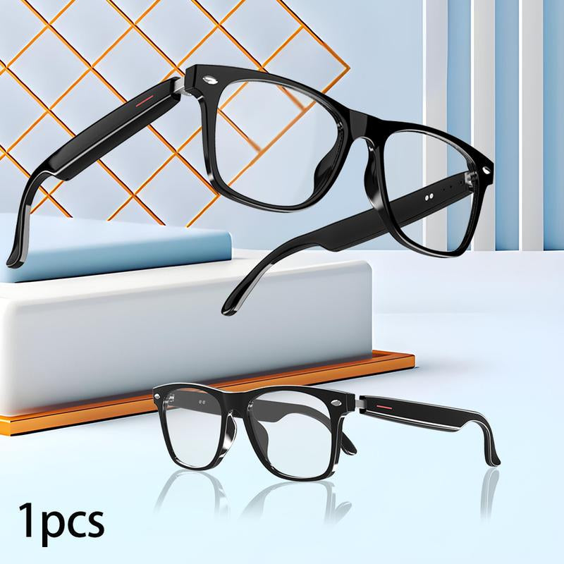Smart Glasses for Fall, 1 Count Wireless-Compatible Smart Glasses with Voice Control, UV Protective Cyber Smart Glasses Bluetooth Glasses