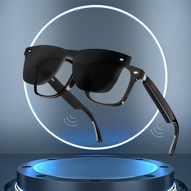 Smart Glasses, Wireless Headphone Smart Glasses for Listening to Music & Calling, Bluetooth-Compatible Creative Sports Smart Glasses