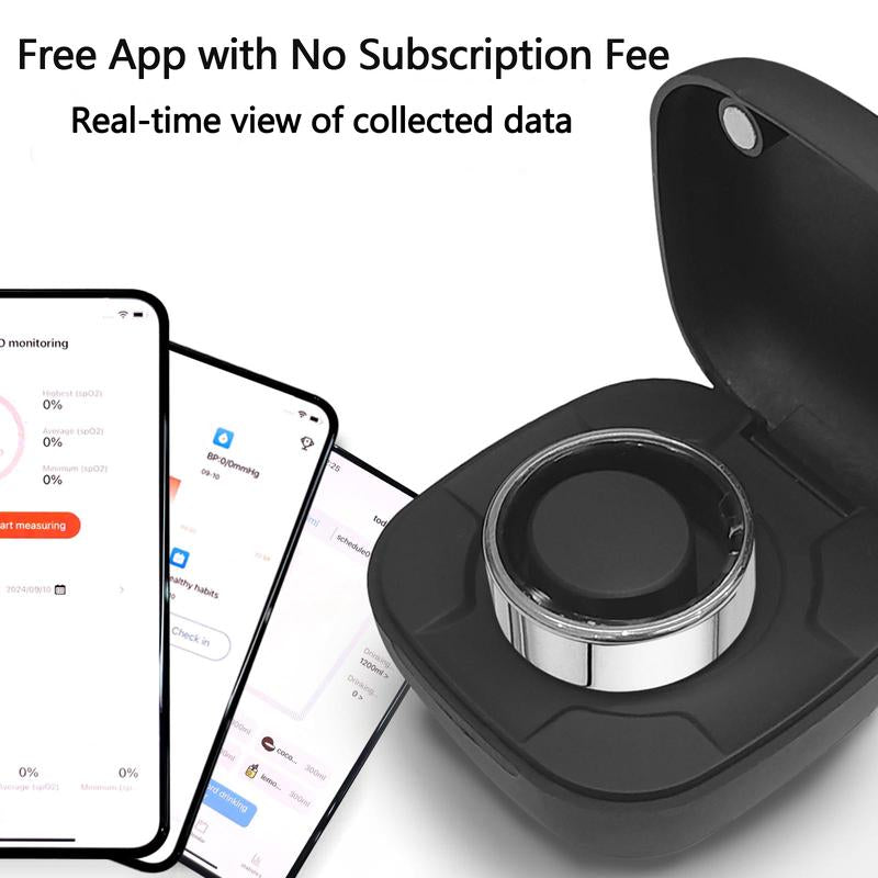 Waterproof Smart Ring, Wearable Smart Device,Multifunctional Fitness Monitoring,Stainless Steel,Automatic,Non-Medical,Stylish Choice for Gym