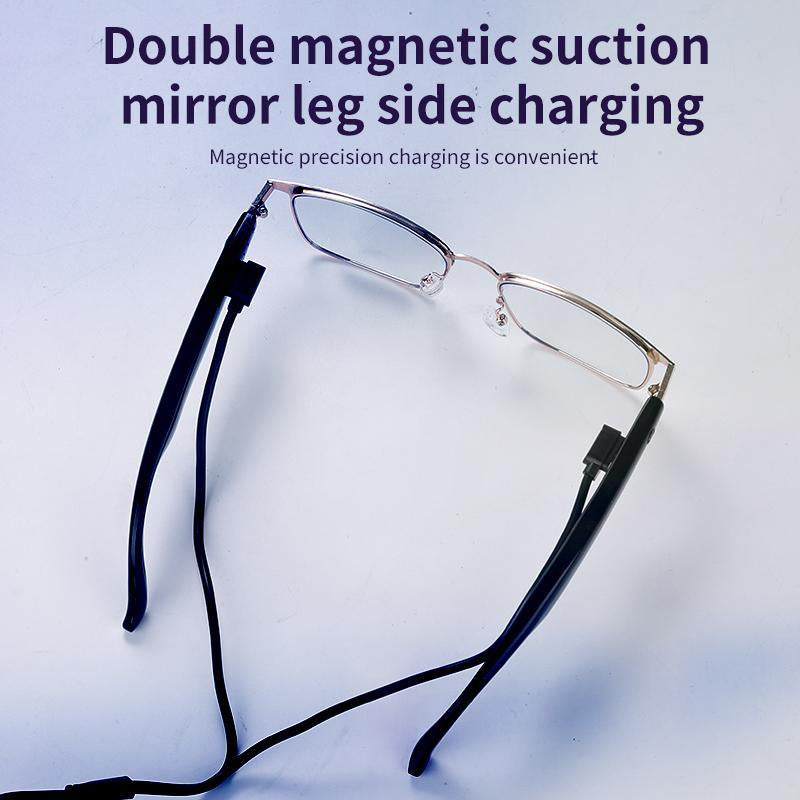 Pengteng Magnetic Charging Design Smart Glasses, Fashionable Touch Smart Glasses, Color Changing Lenses Glasses Suitable for Men and Women