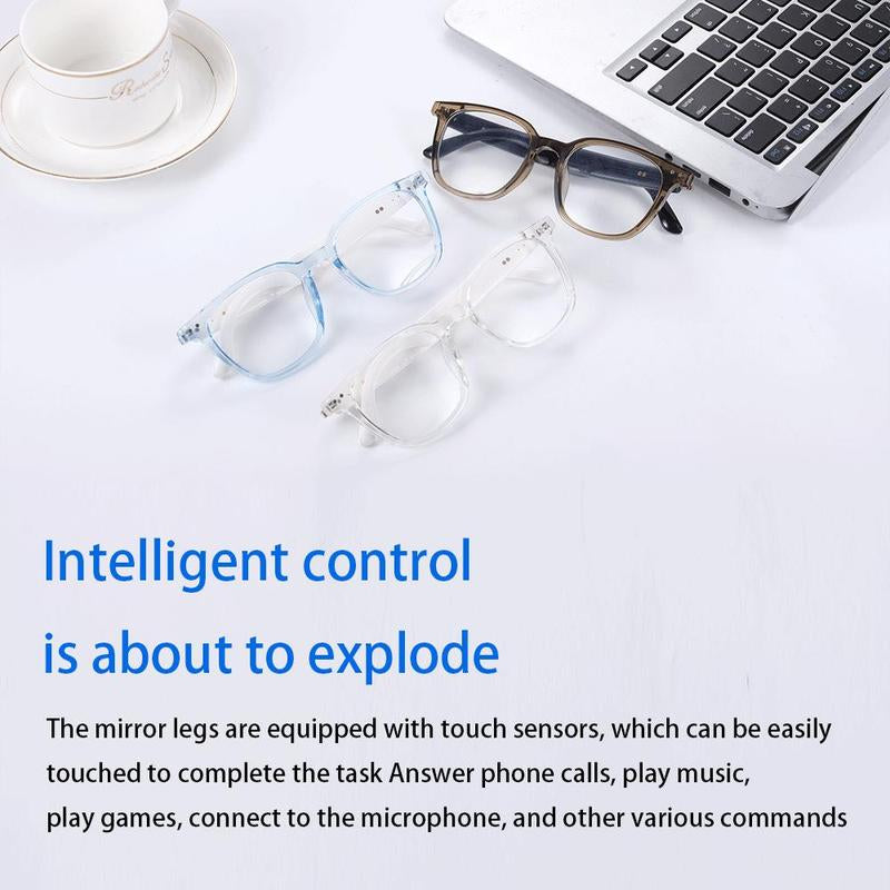 Smart Glasses, Multifunctional Smart Audio Glasses, Wireless BT Smart Glasses, Hifi Stereo Sound Smart Glasses, Smart & Wearable Devices
